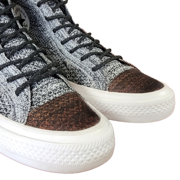 CONVERSE Mens 8 Womens 10, CTAS 2 Hi Flyknit Shoes 157510C All Star Chuck Taylor - Picture 11 of 13